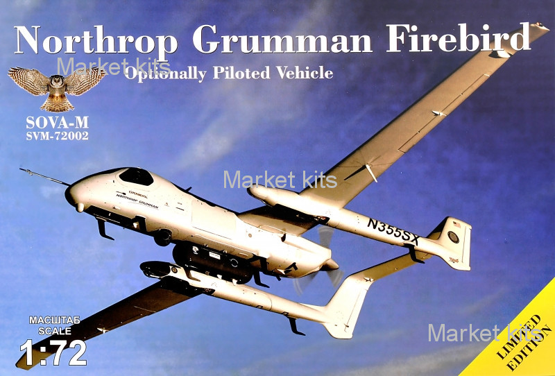 

Разведчик Northrop Grumman Firebird OPV с контейнерами 1:72 Sova Model (SVM72002)