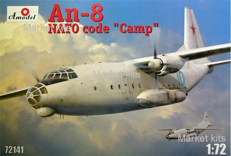 

Самолет Антонов Ан-8 1:72 AMODEL (AMO72141-01)
