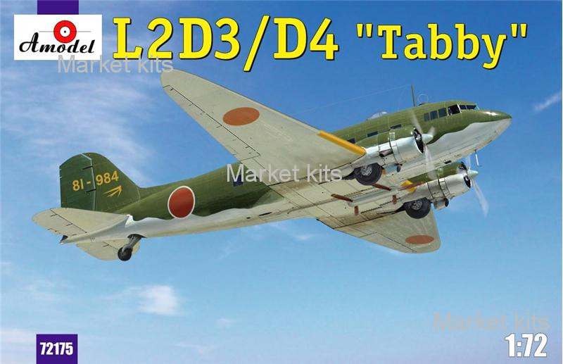 

Модель транспортного самолета L2D3/D4 "Taddy" 1:72 AMODEL (AMO72175)