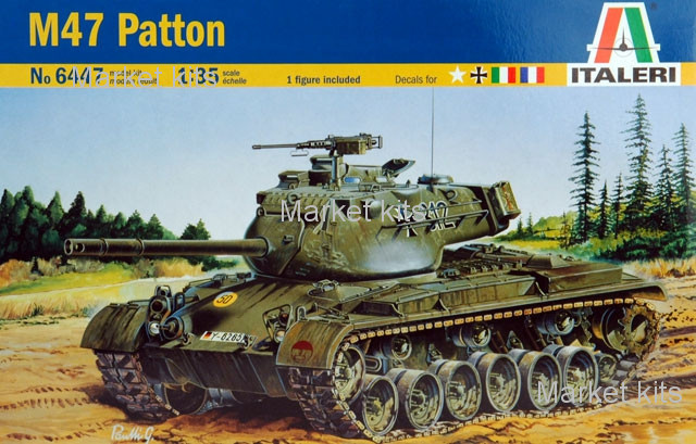 

Танк M-47 Patton 1:35 ITALERI (IT6447)