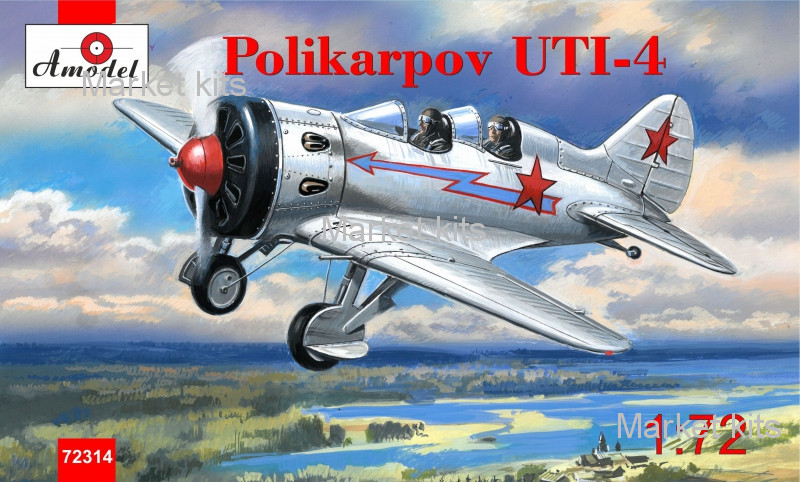 

Учебно-тренировочный истребитель Поликарпов УТИ-4 1:72 AMODEL (AMO72314)