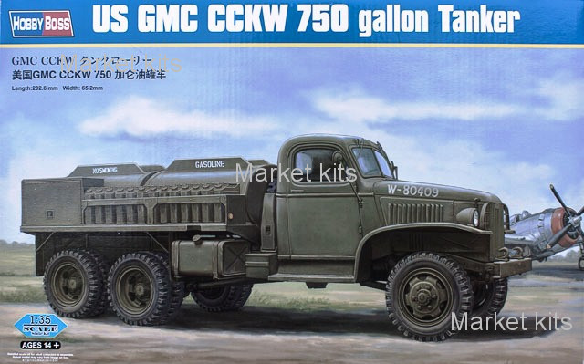 

Грузовик GMC CCKW 750 gallon Tanker Version 1:35 Hobby Boss (HB83830)