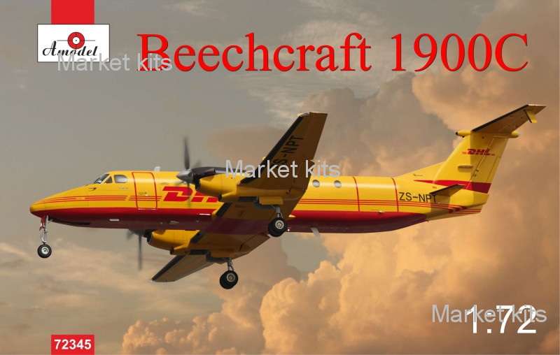 

Авиалайнер Beechcraft 1900C "DHL" 1:72 AMODEL (AMO72345)