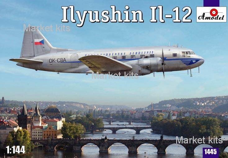 

Модель пассажирского самолета Ил-12 1:144 AMODEL (AMO1445)