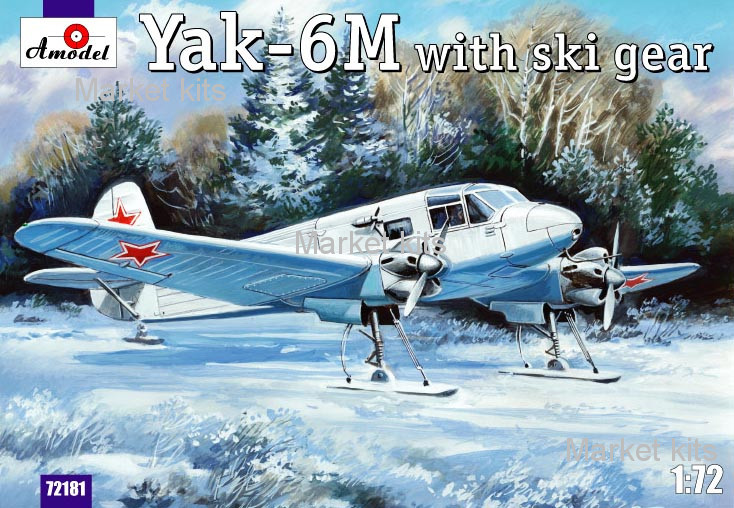 

Як-6M с лыжным шасси 1:72 AMODEL (AMO72181)