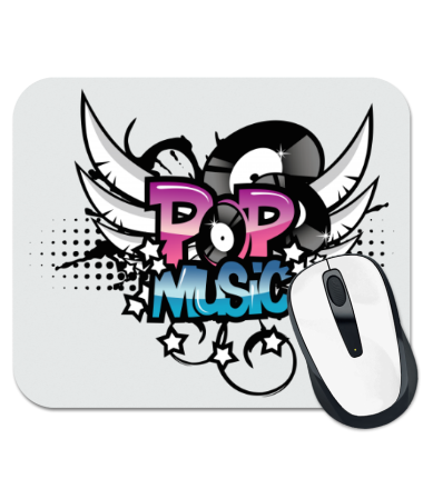 

Коврик для мыши Pop music