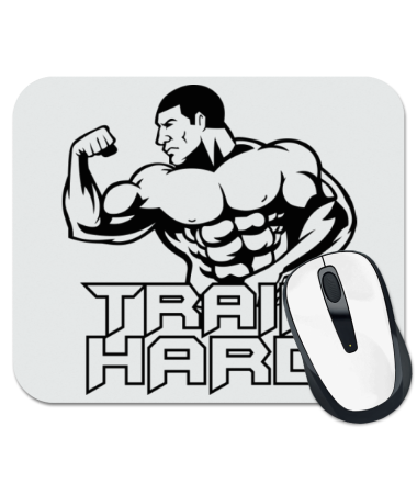 

Коврик для мыши Train hard 5