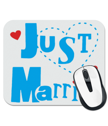 

Коврик для мыши Just Married 5
