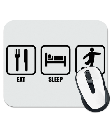 

Коврик для мыши Eat Sleep Football