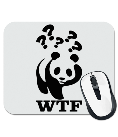 

Коврик для мыши WTF - белая панда