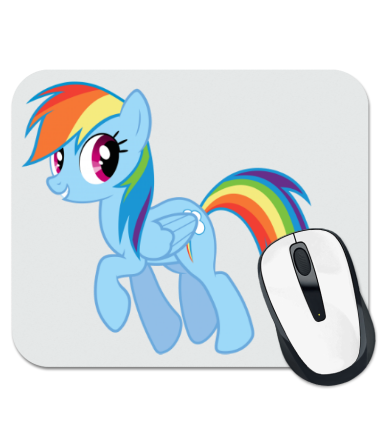 

Коврик для мыши Rainbow Dash 2
