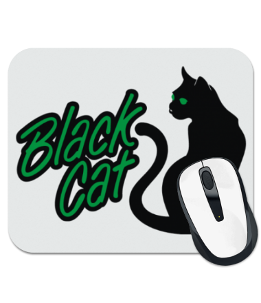 

Коврик для мыши Black cat