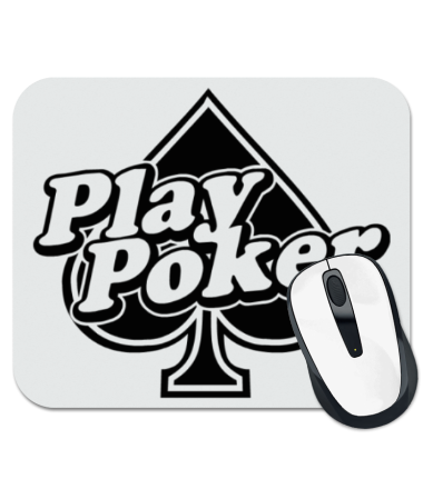 

Коврик для мыши Play Poker
