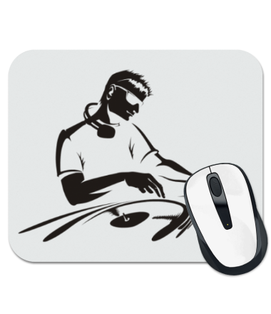 

Коврик для мыши Dj в работе