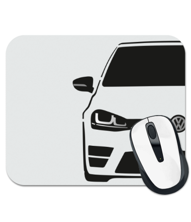 

Коврик для мыши VW MK7 R Black