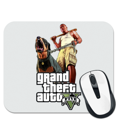 

Коврик для мыши GTA 5 Dog & Man