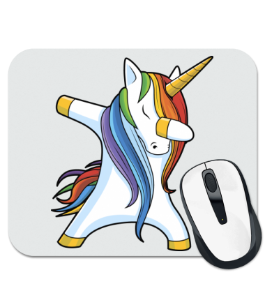 

Коврик для мыши Unicorn dabbing