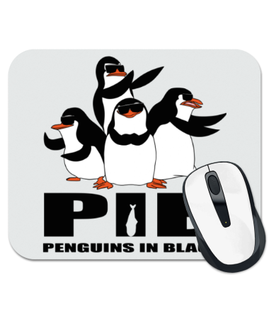 

Коврик для мыши PIB | Penguins in black