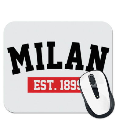 

Коврик для мыши FC Milan Est. 1899