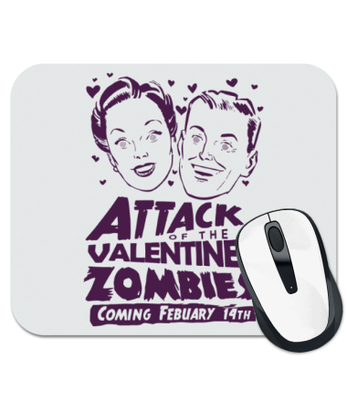 

Коврик для мыши Attack of the Valentines Zombies