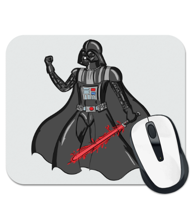 

Коврик для мыши Darth Vader red laser pedang