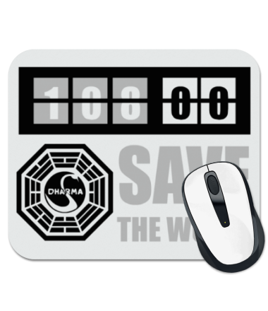 

Коврик для мыши Save the world