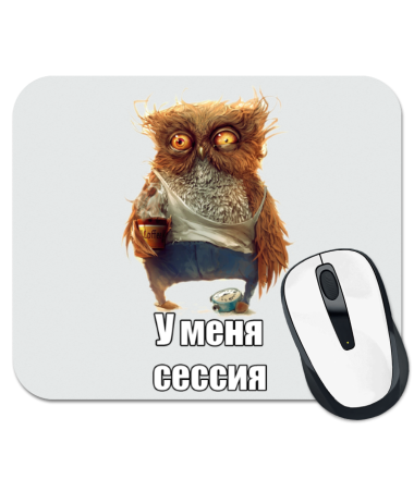 

Коврик для мыши У меня сессия