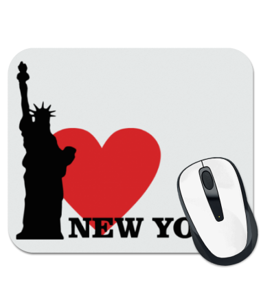 

Коврик для мыши I love New York