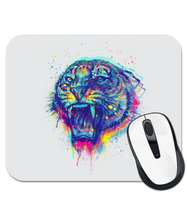 

Коврик для мыши Painted Tiger