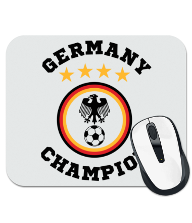 

Коврик для мыши Germany Football | Logo 4 stars