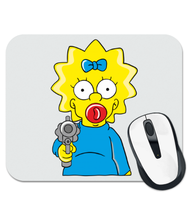 

Коврик для мыши Maggie Simpson 1