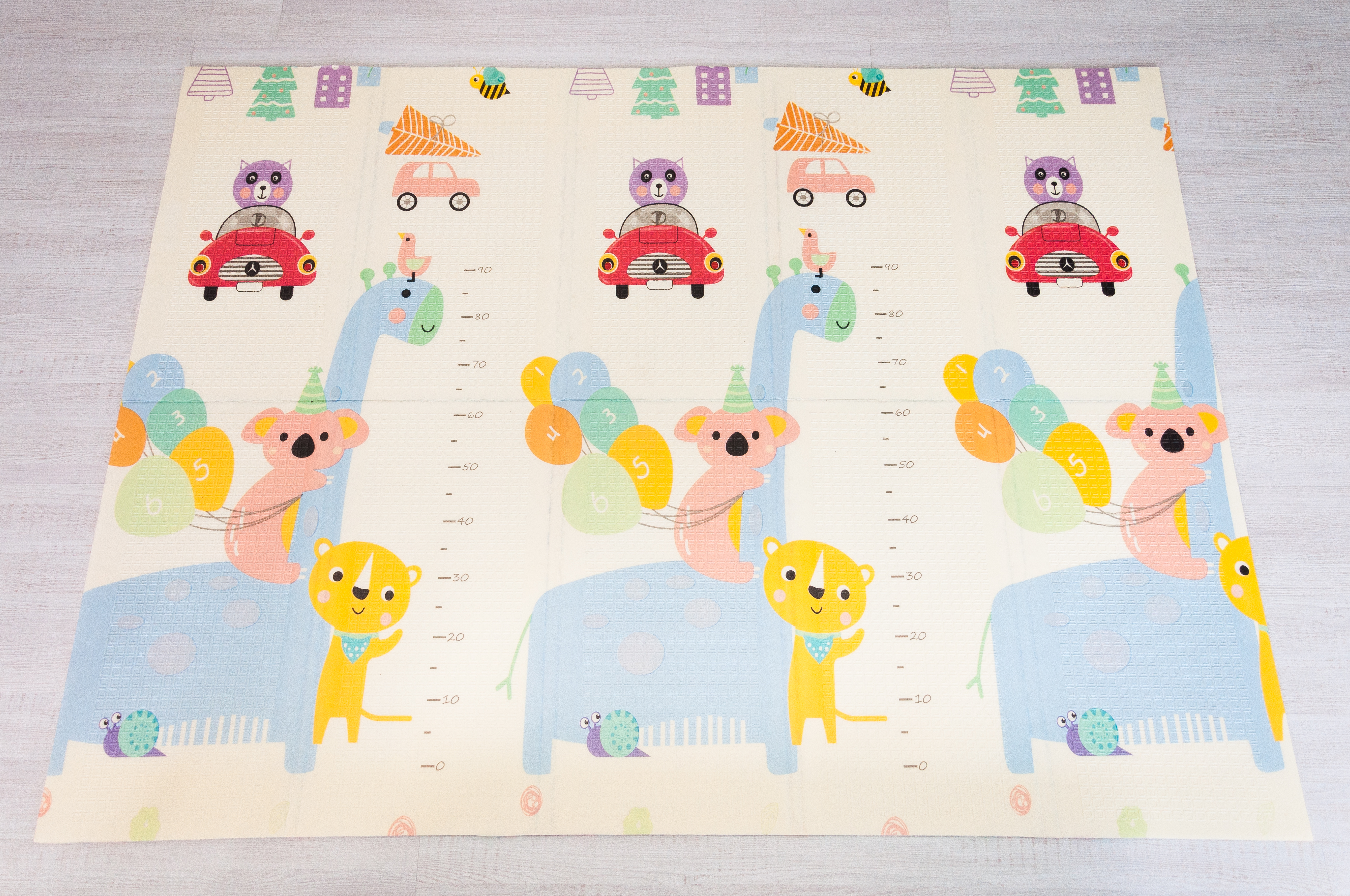 

Двухстронний складной детский коврик-игрушка Sticker Wall 2,00 x 1,80 м. Толщиной 1см. Ростомер-Пегас Развивающий, Экологичный, Износостойкий, Безопасный Разноцветный