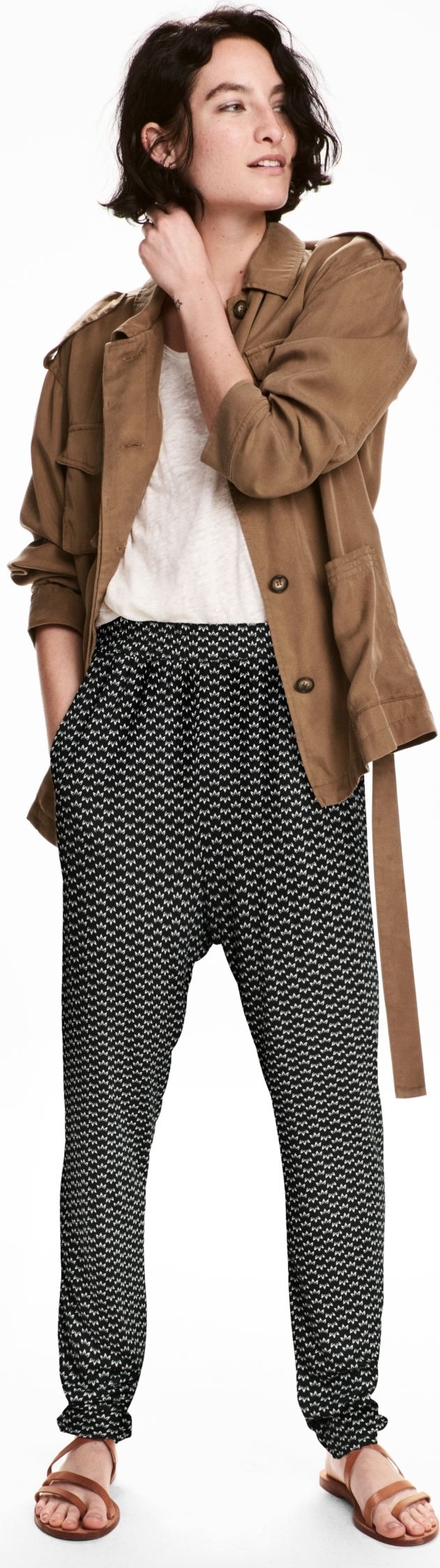

Брюки H&M 3hm04440004 XS 160/64A Черные