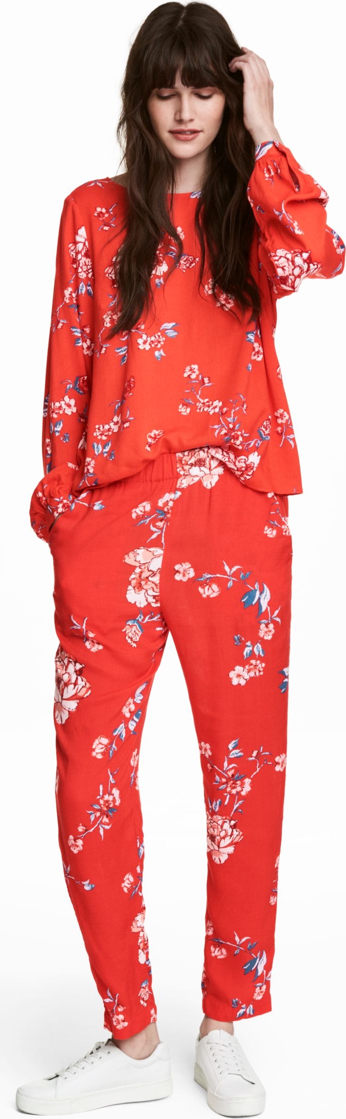 

Брюки H&M 3hm04440033 40 170/76A Красные
