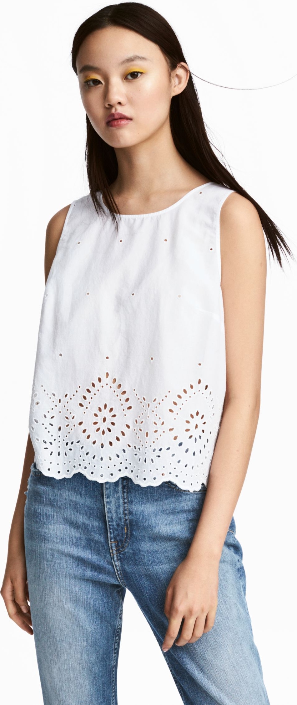 

Блузка H&M 3hm06110067 34 Белая