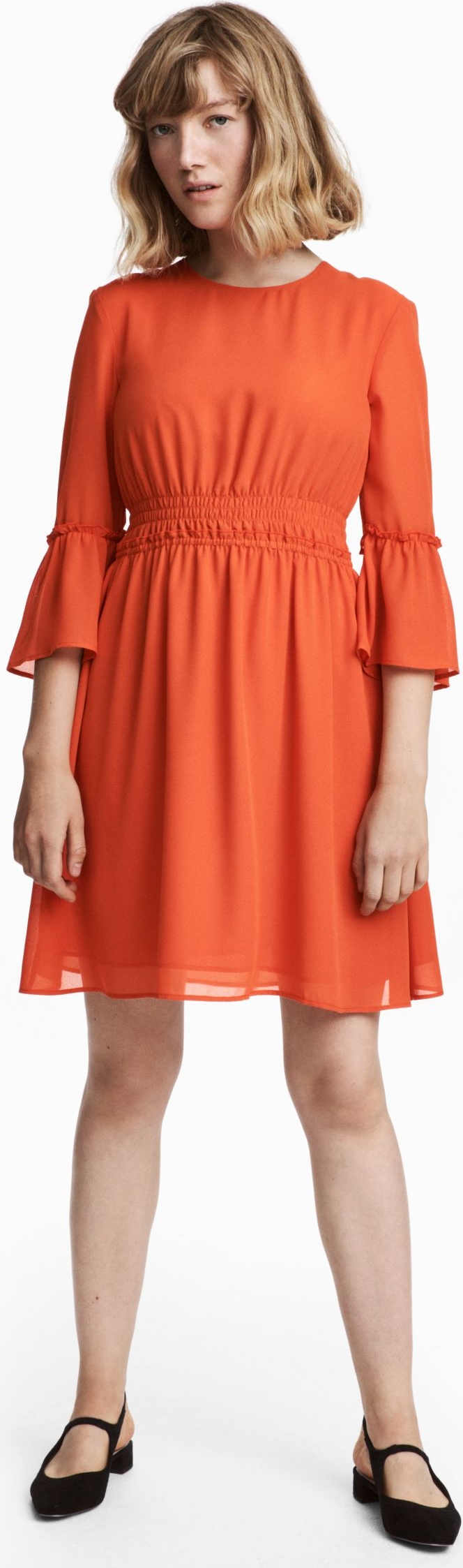 

Платье H&M 3hm05300104  Оранжевое, Платье H&M 3hm05300104 38 Оранжевое