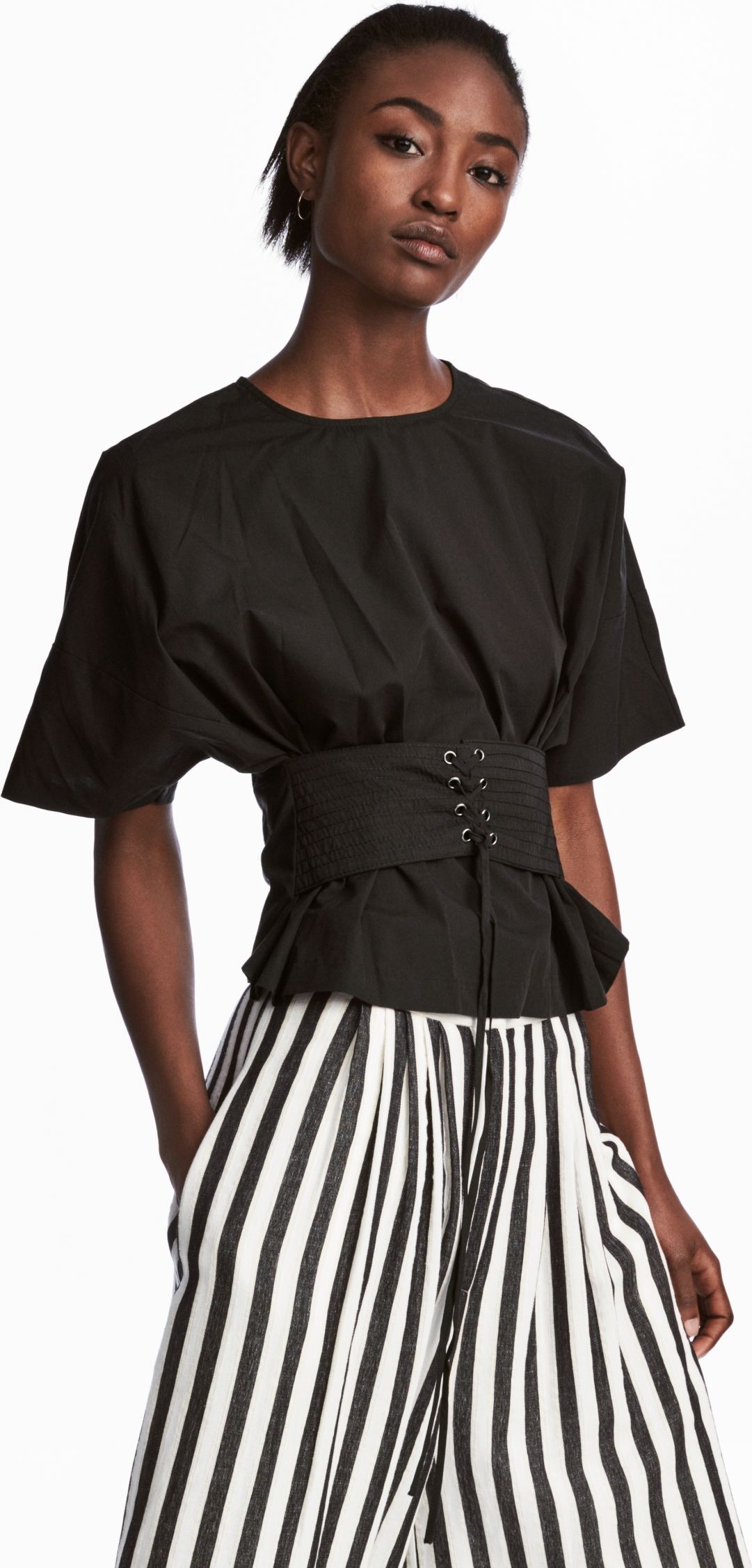 

Блузка H&M 3hm06110136 38 Черная