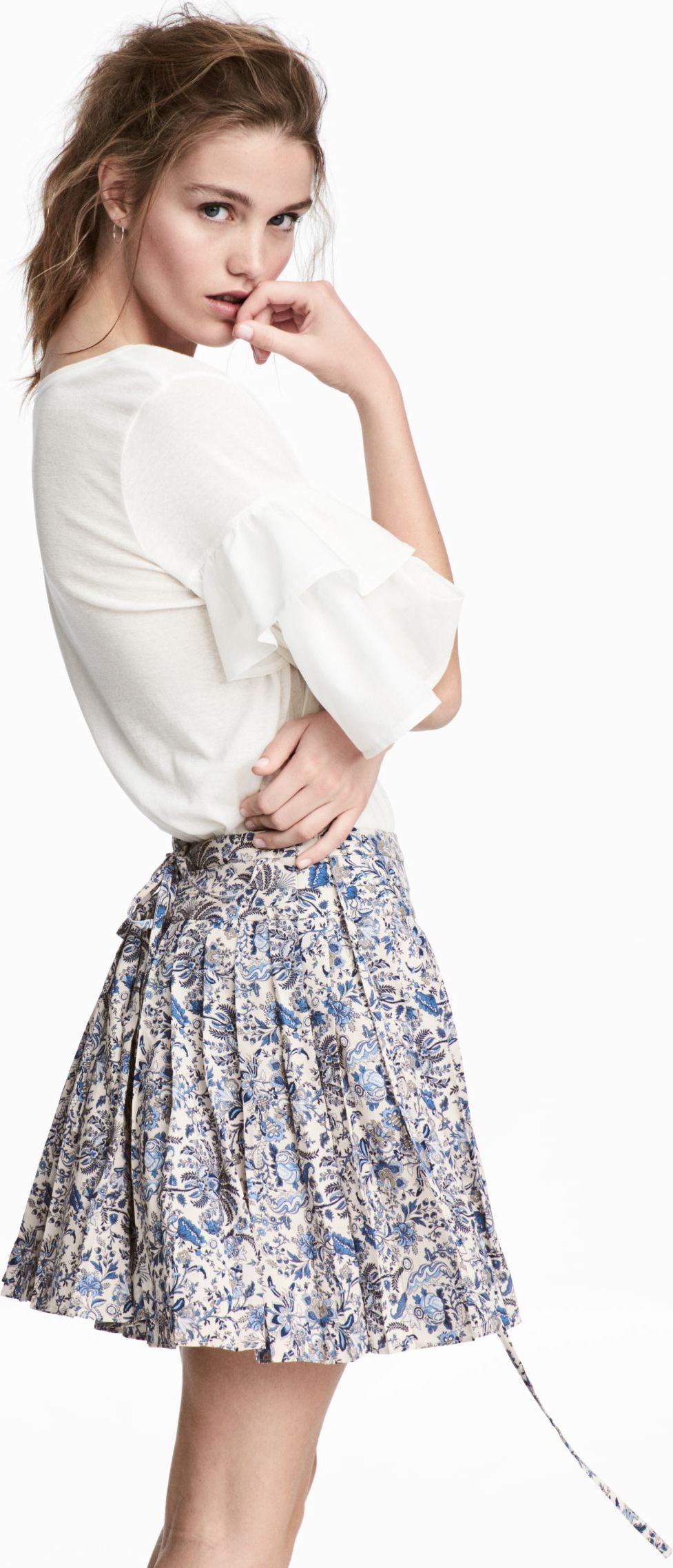 

Юбка H&M 3hm08110177  Бежевая, Юбка H&M 3hm08110177 38 Бежевая