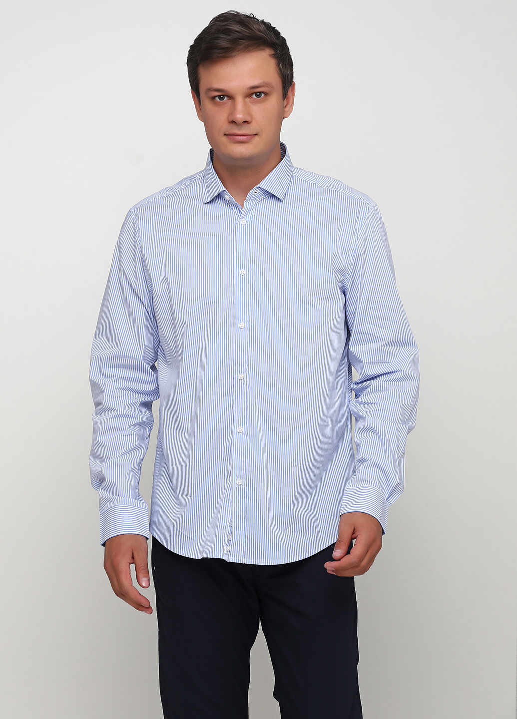 

Рубашка United Colors of Benetton XXL Голубой 5BRPQDT8_пол._01
