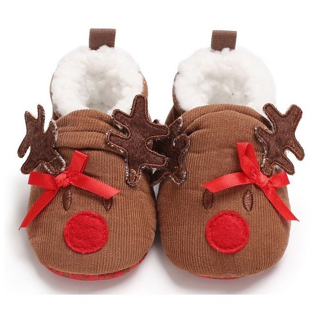 

Теплые пинетки "Олени" My First Shoes 11 см (длина подошвы) Коричневые 17205