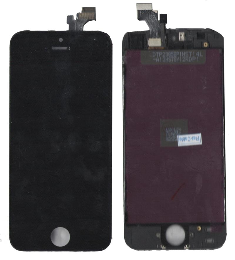 

Дисплей (модуль) iPhone 5 (с cенсором) чёрный ААА