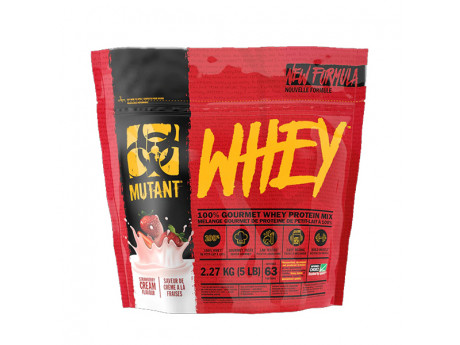 

Протеин Mutant WHEY 2.27кг Вкус Клубничный крем