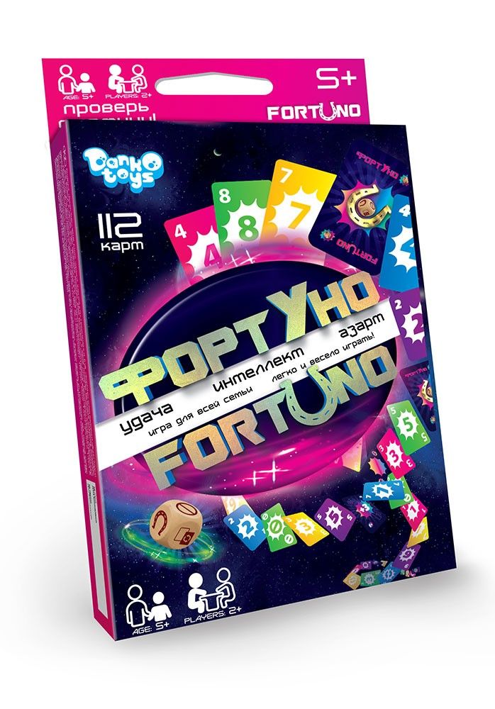 Настольная игра ФортУно средняя рус Dankotoys (UF-03-01) (138502 ...