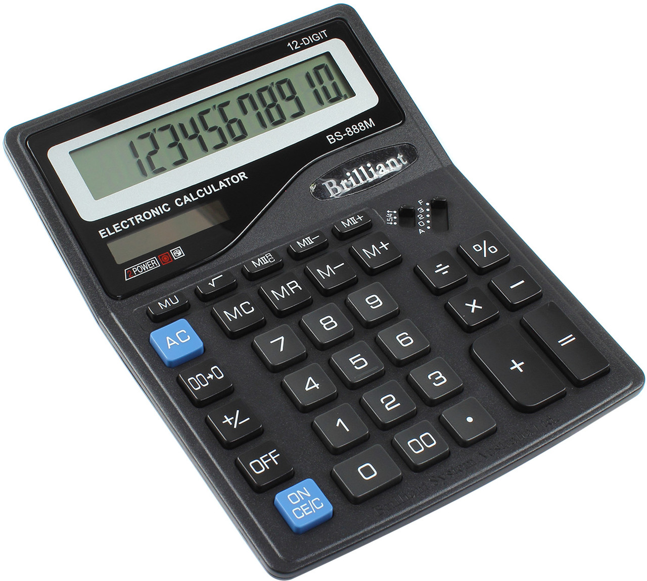 

Калькулятор "Brilliant" №BS-888М (12-розряд.)