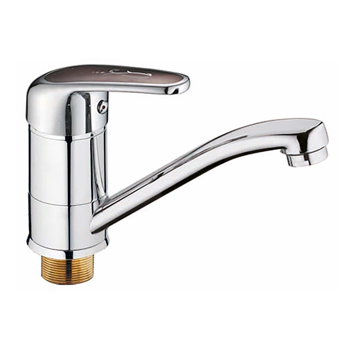 

Смеситель для кухни HAIBA MAGIC 555 (15 см) красный рычаг (HB0673)