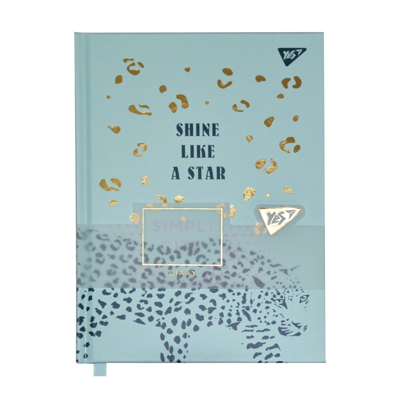

Блокнот-мотиватор A5 80арк. кліт. Shine like a star. Simpli City №151591/Yes/(10)