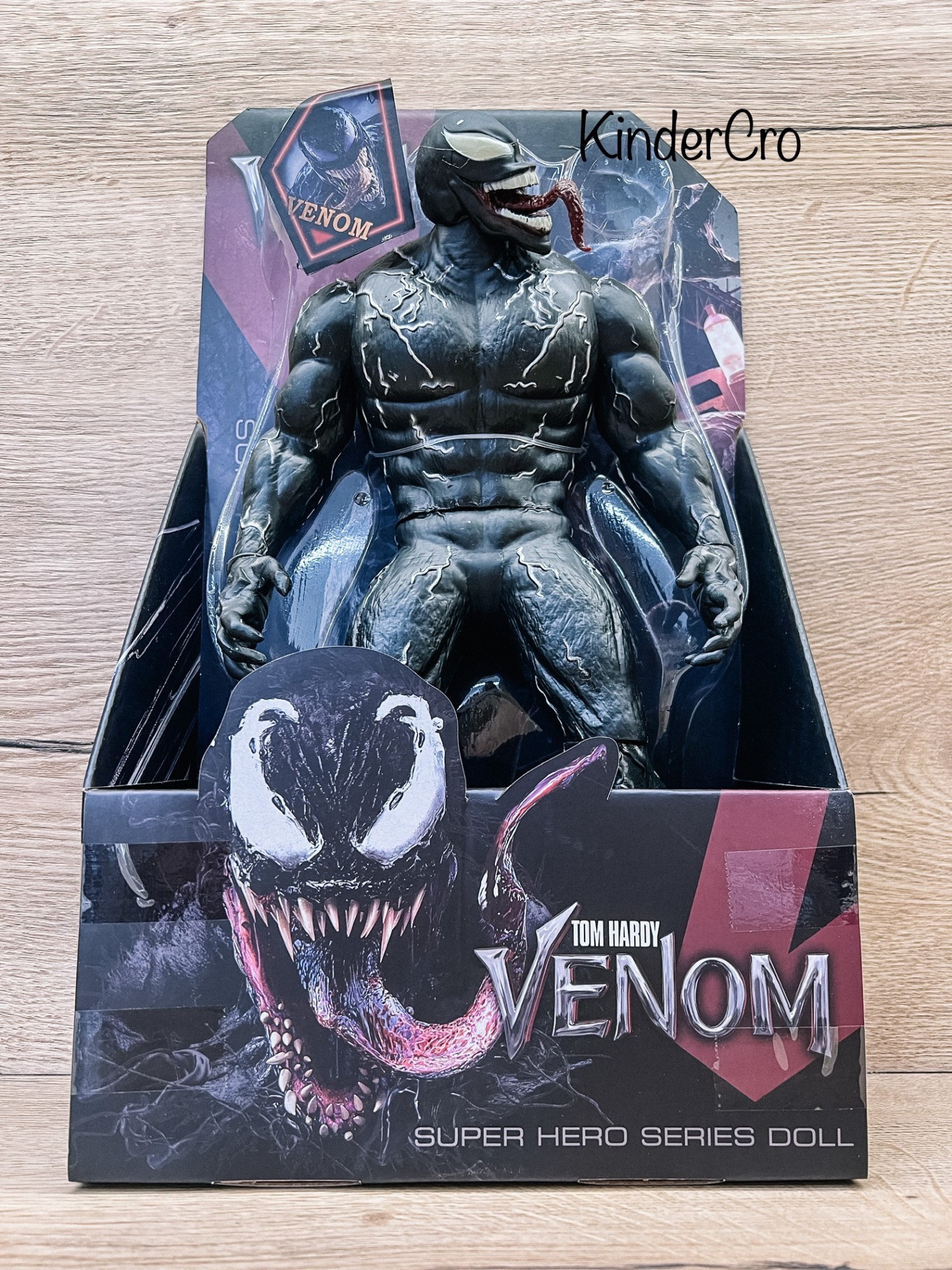 

Подвижная Фигурка Супергерой черный Веном Venom TOM HARDY Marvel