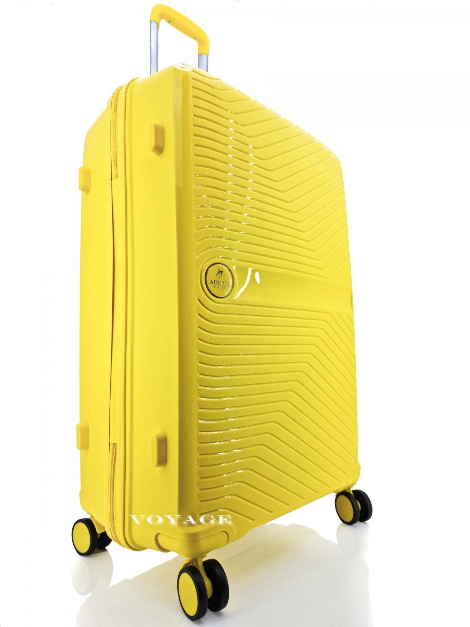 

Дорожный большой полипропиленовый чемодан Airtex 280 L Желтый