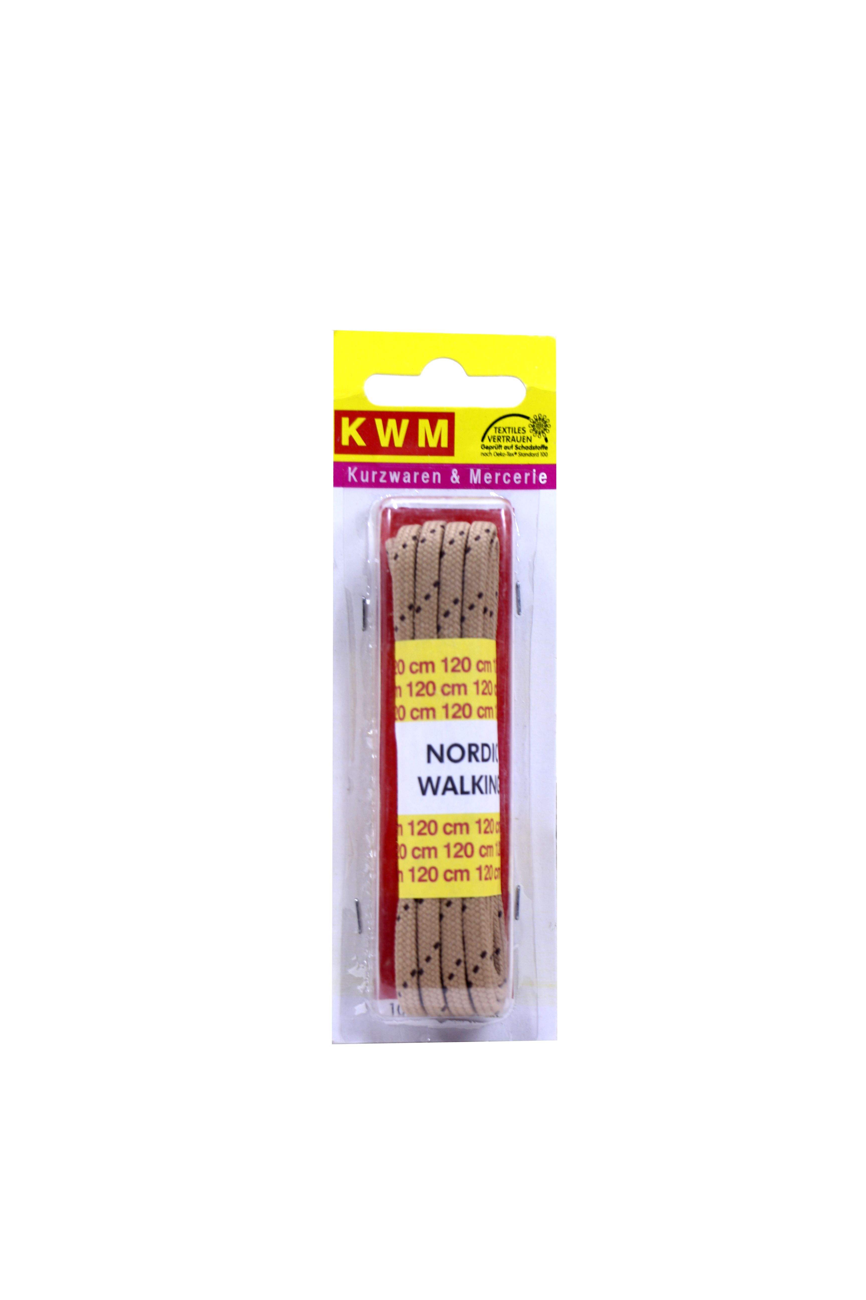 

Шнурки 120 см KWM бежевый K03-440173