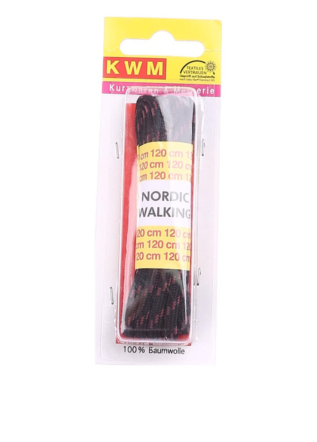 

Шнурки для обуви 120 см KWM черный-фиолетовый K03-110125